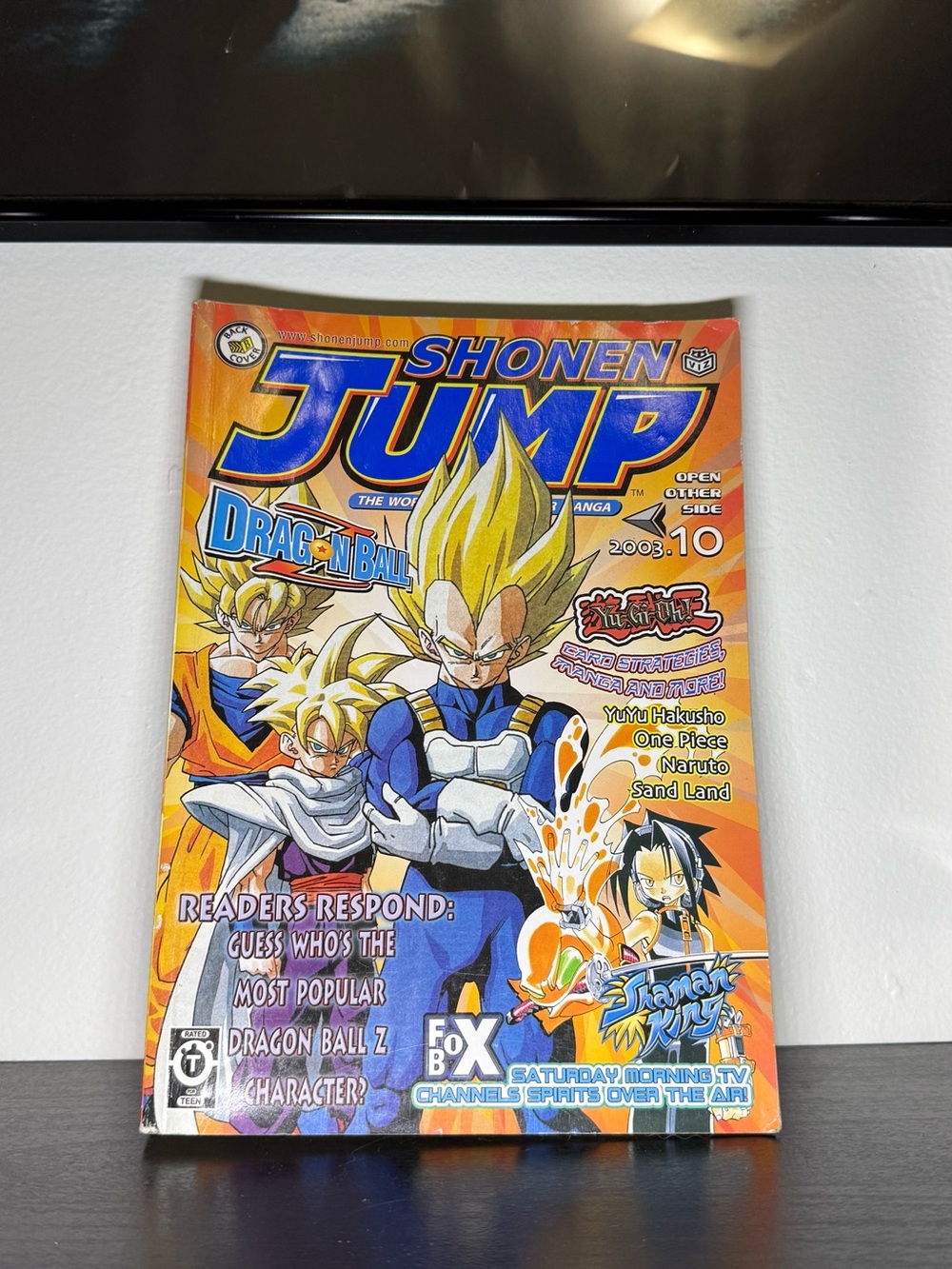 Y2K October 2003 Shonen Jump DragonBall Z Manga Magazine Book #10